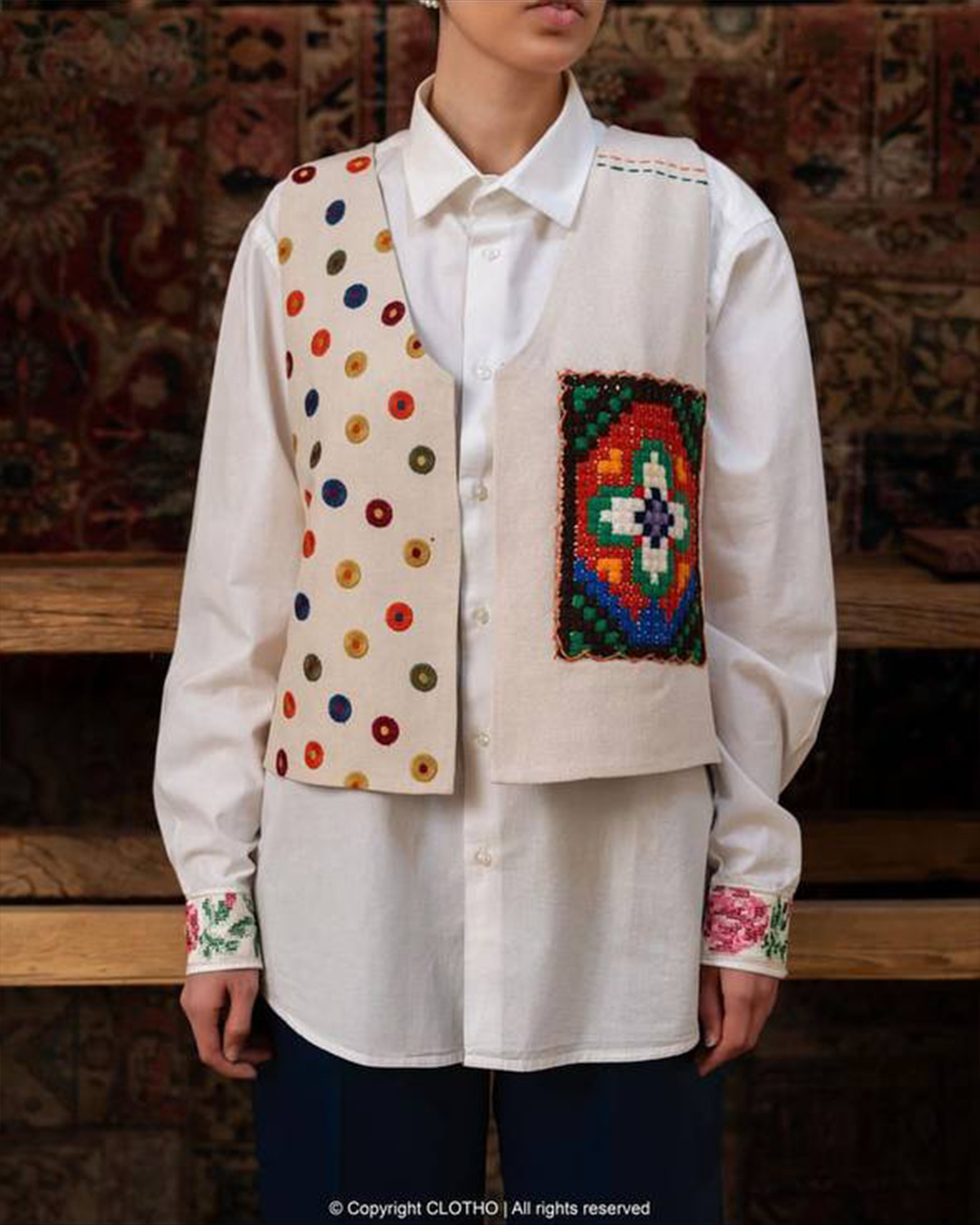 Gol e Rose Vest