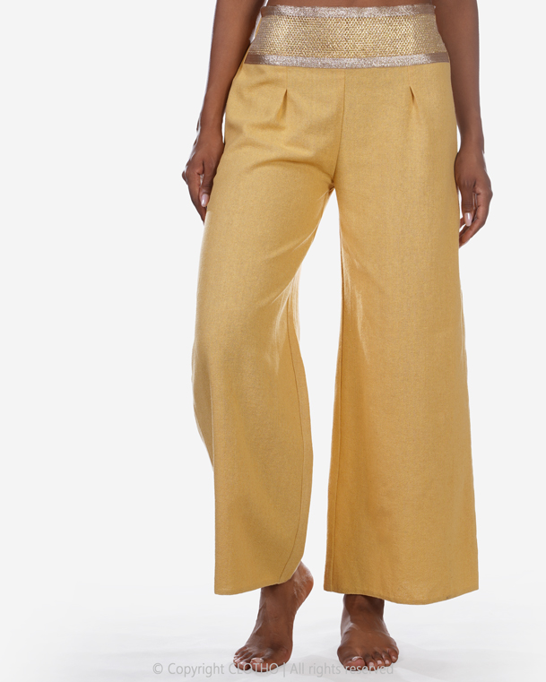 LIGHT AIR TROUSER GOLD - YELLOW