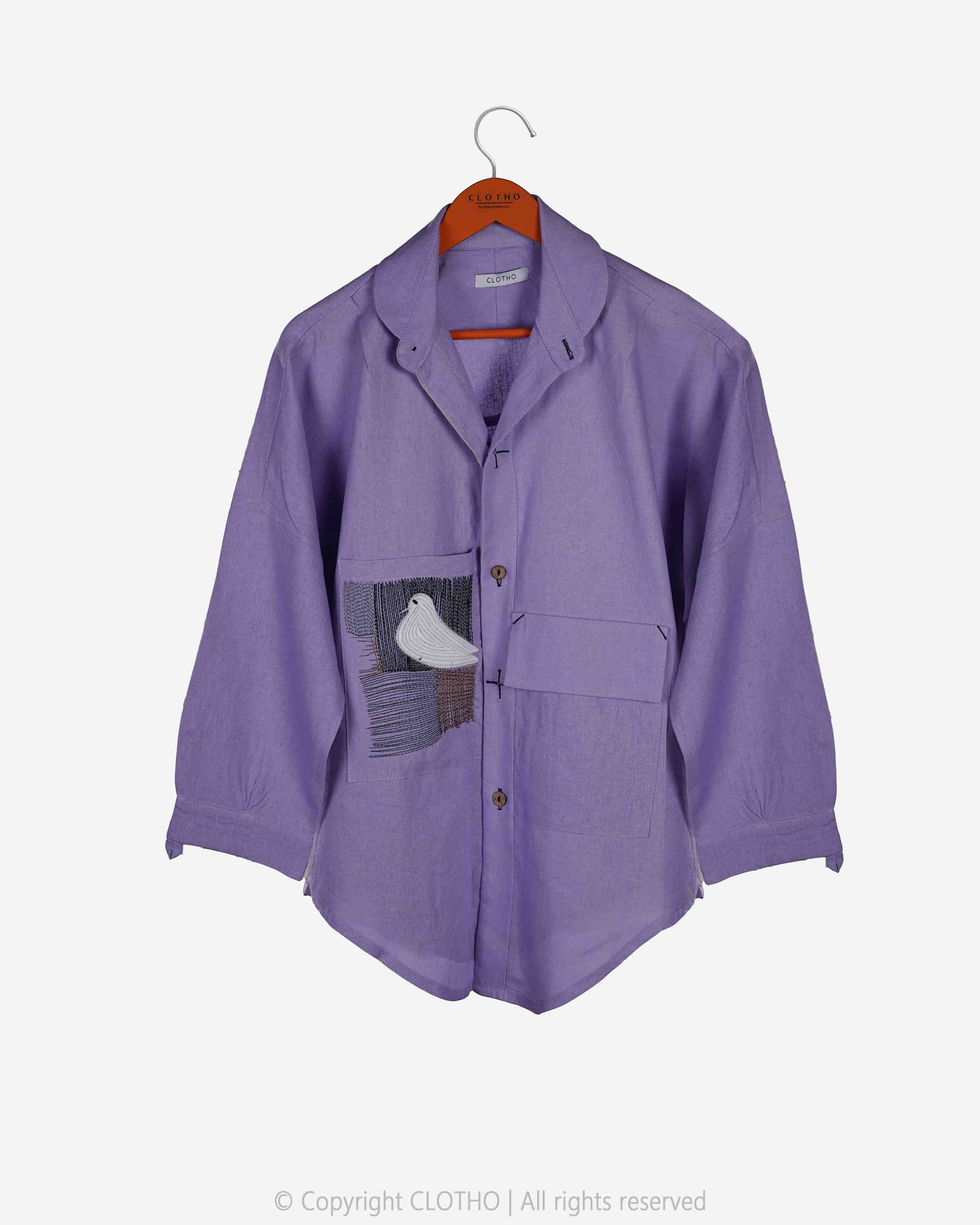 BIRD SHIRT - PURPLE