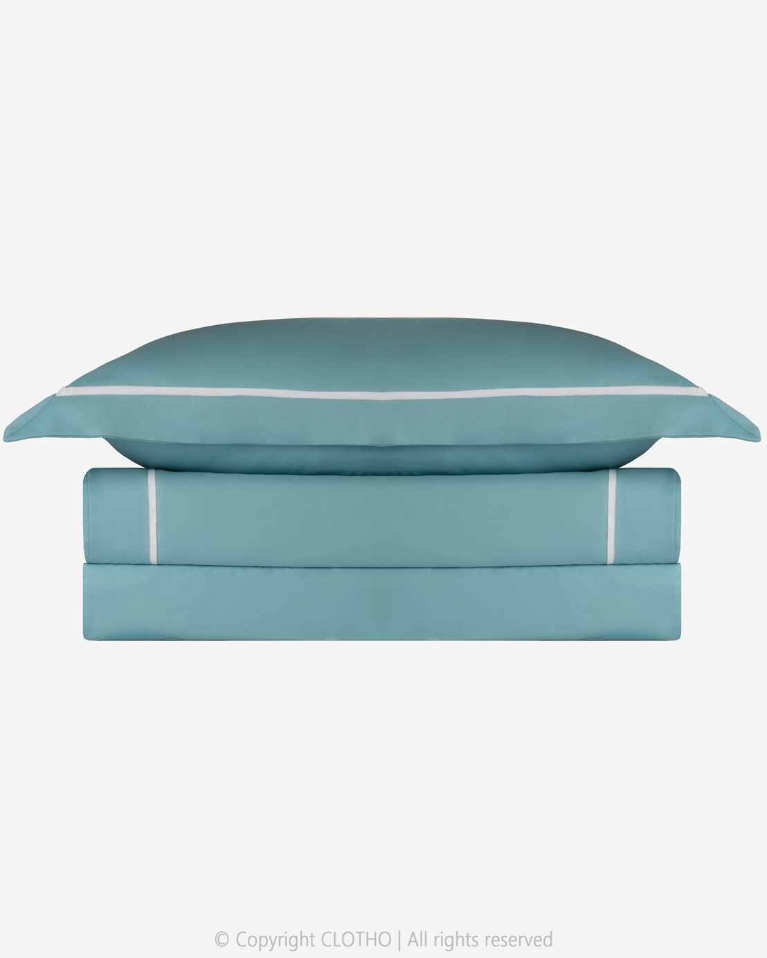 KING SIZE - LIGHT BLUE - EMBROIDERY