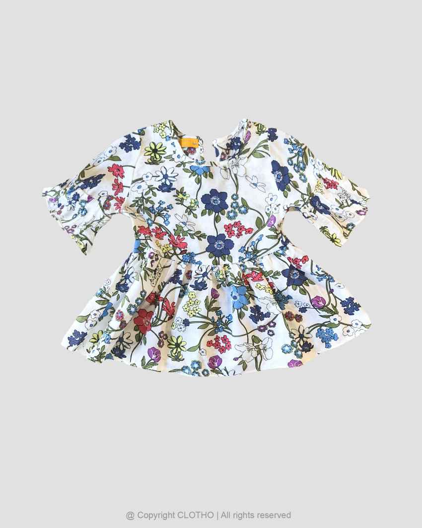 FLORAL DRESS - MULTICOLOR - KIDS