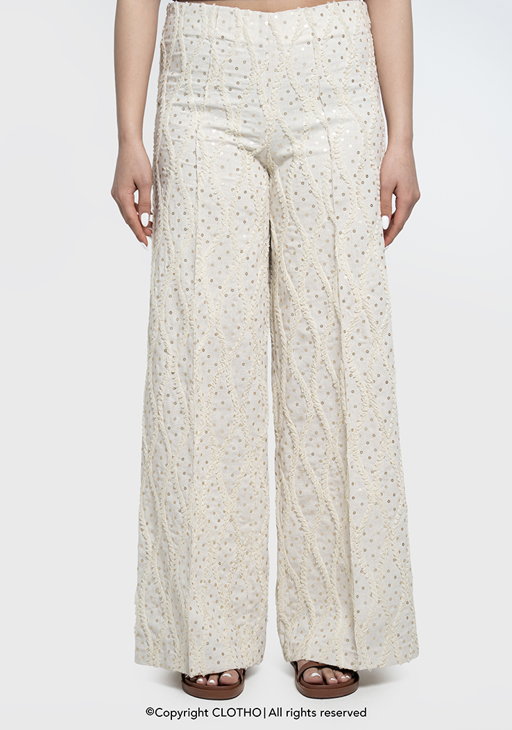 CONFETTI TROUSER CREAM