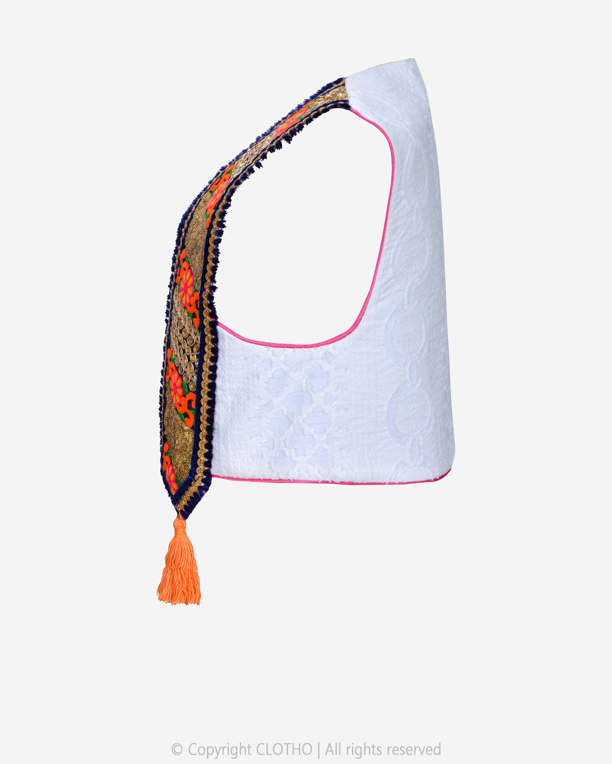 SHERAAZ VEST D - MULTICOLOR