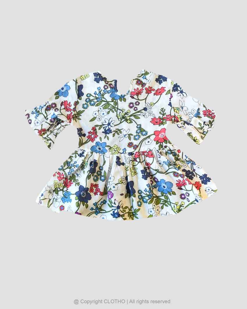 FLORAL DRESS - MULTICOLOR - KIDS