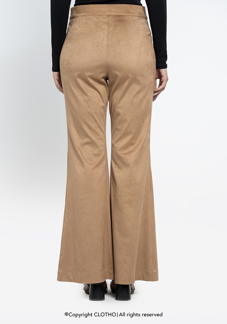 SEUDE TROUSER TAN COLOR