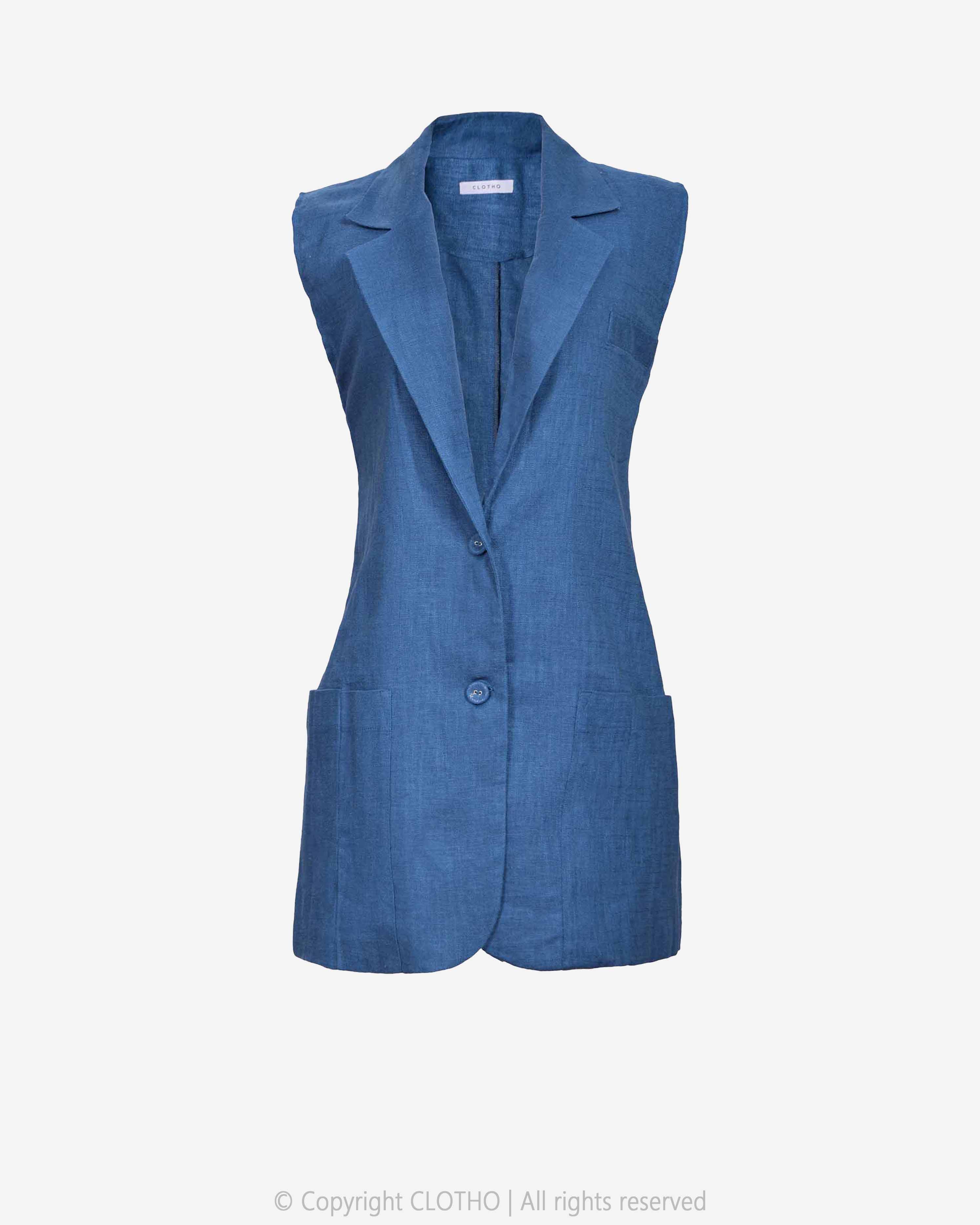 BETTI VEST - ROYAL BLUE