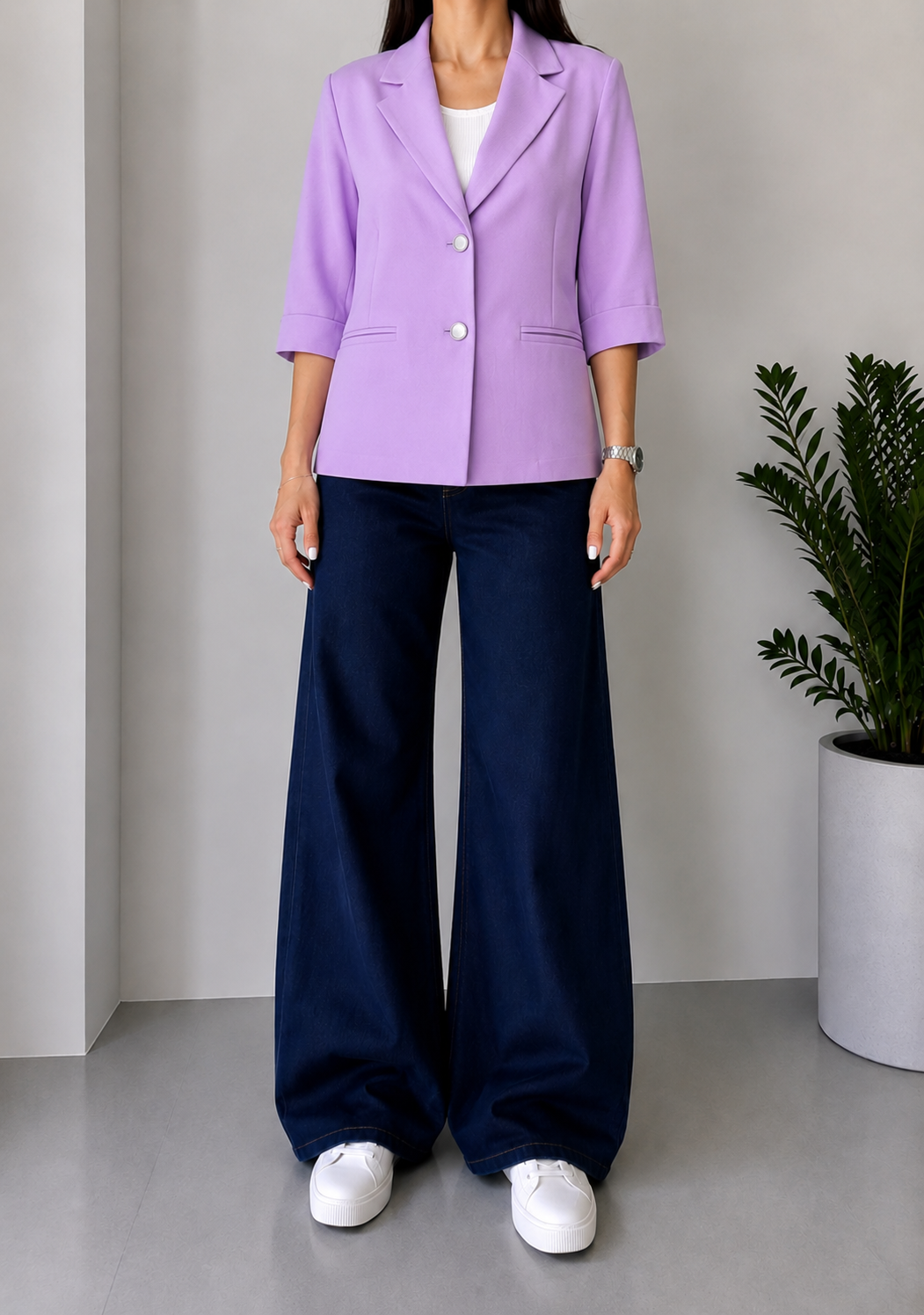 Perry Coat - purple