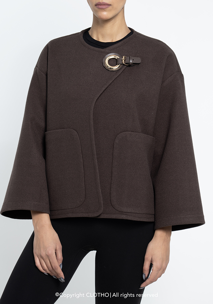 WOOL FEEL PURE BROWN