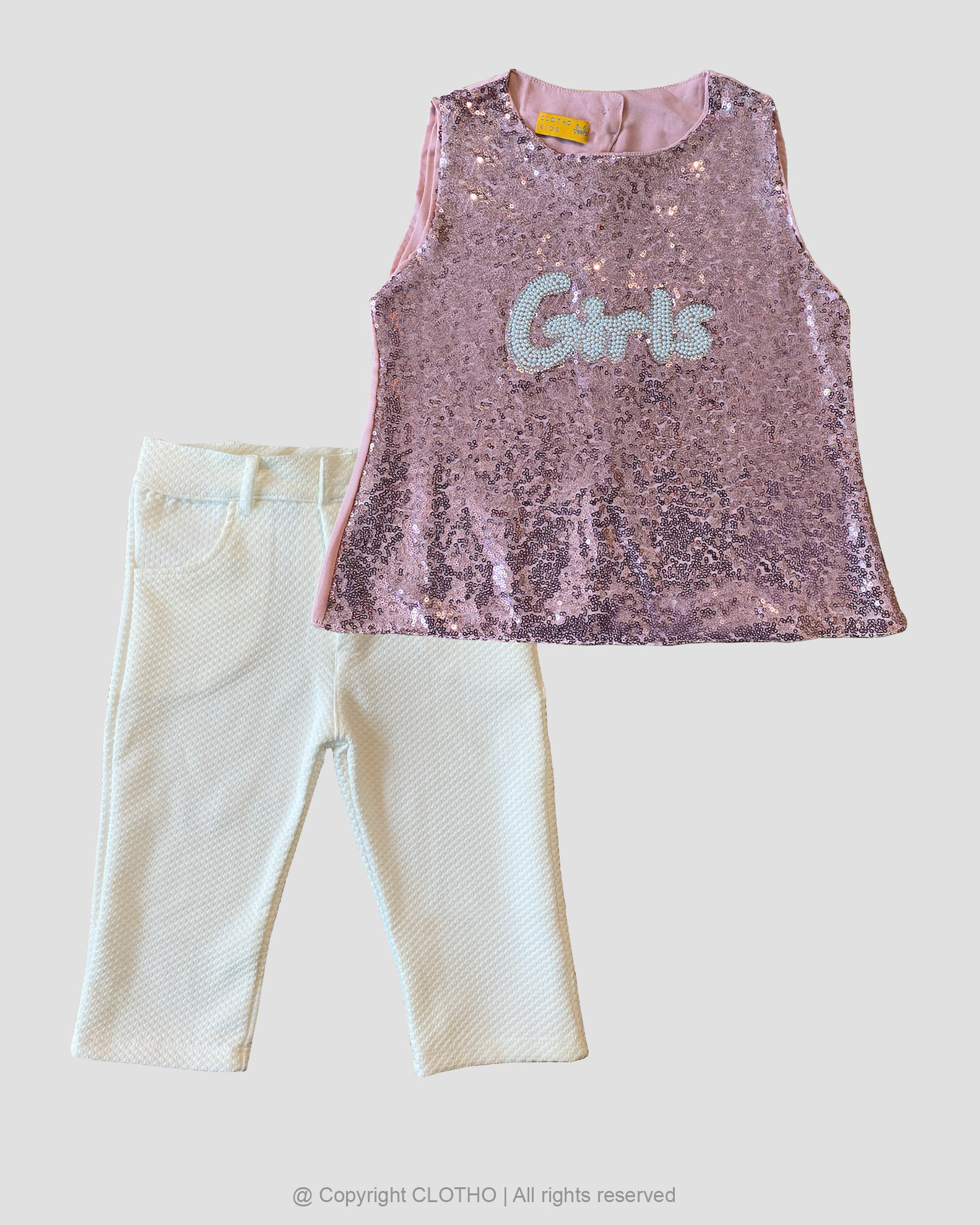 GIRLS SEQUIN SET