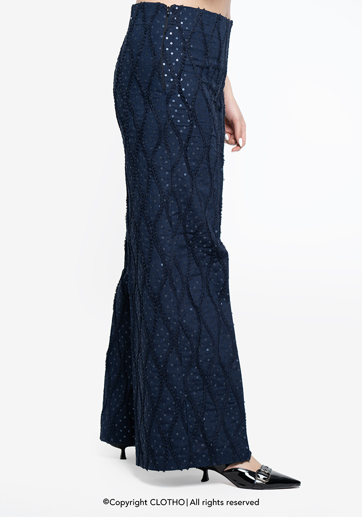 CONFETTI TROUSER DARK BLUE 