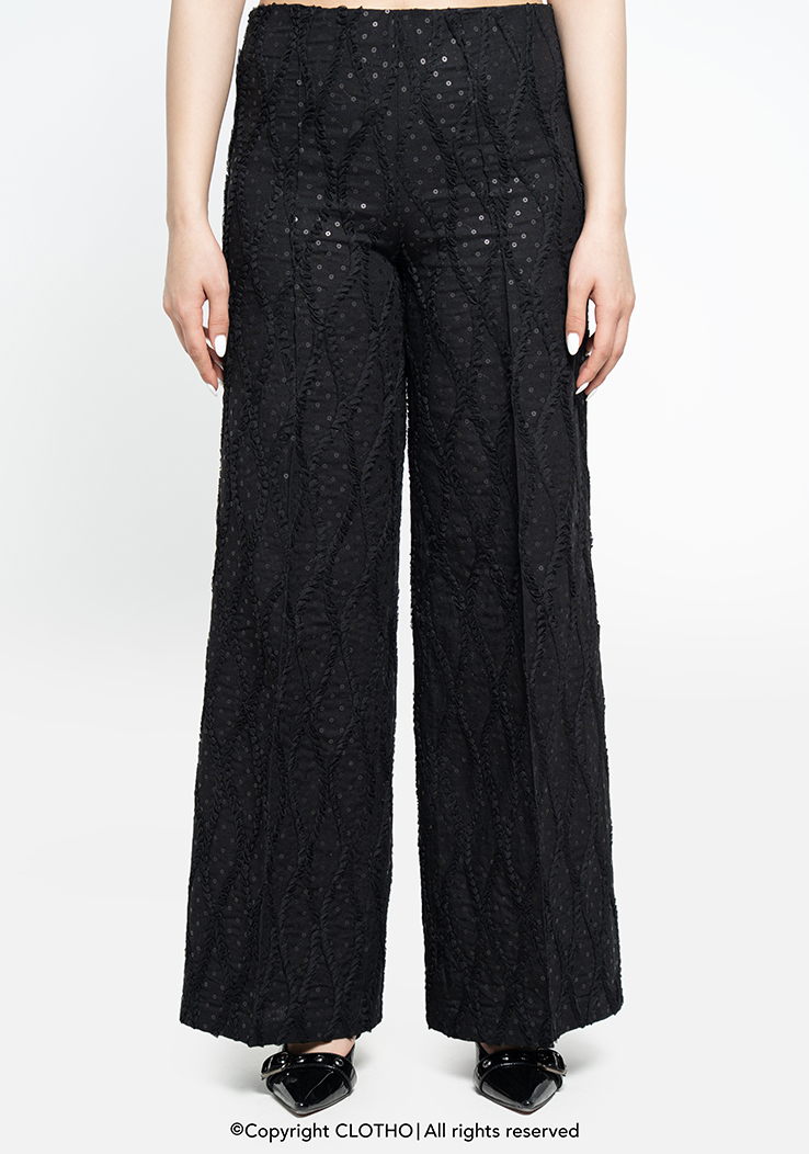 CONFETTI TROUSER NOIR
