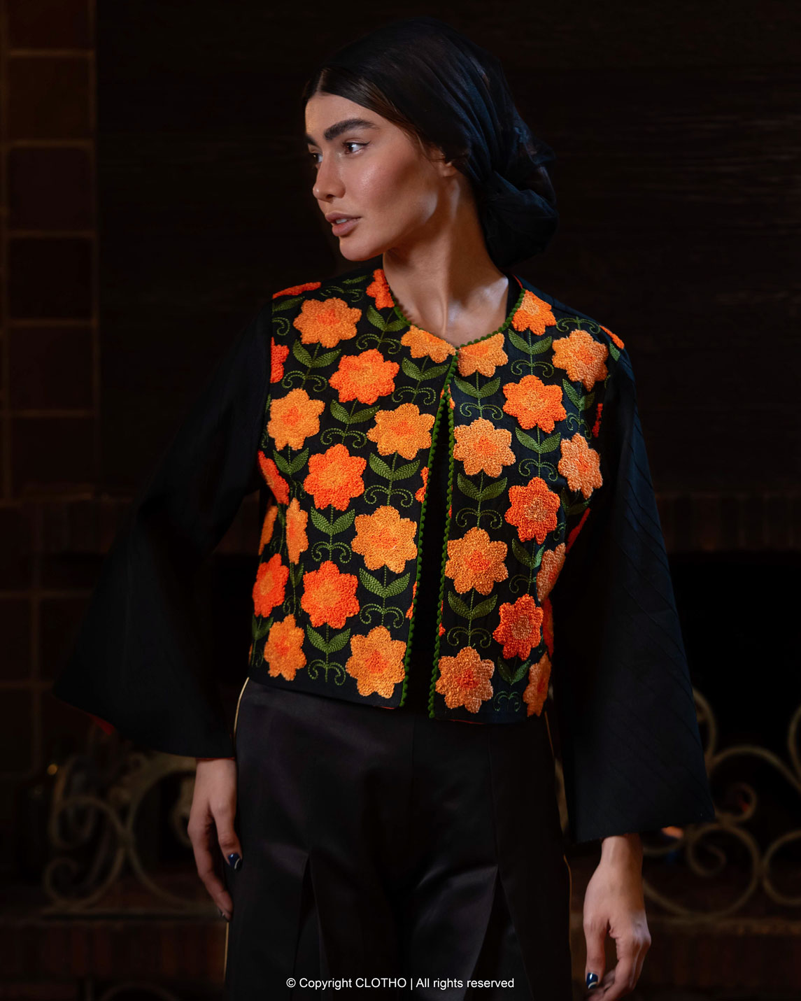 Tangerine - (36-40) - black- COAT