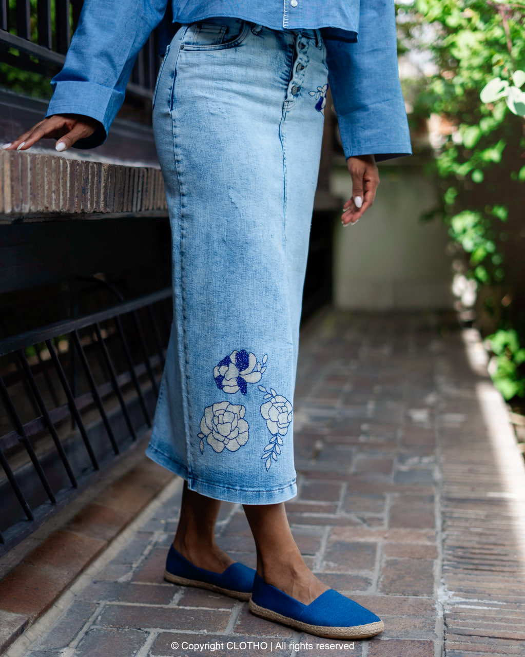 DENIM SKIRT