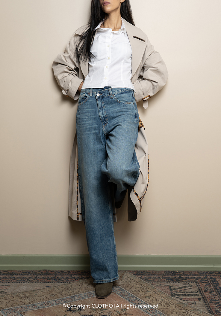  NEU SLANT DENIM TROUSER