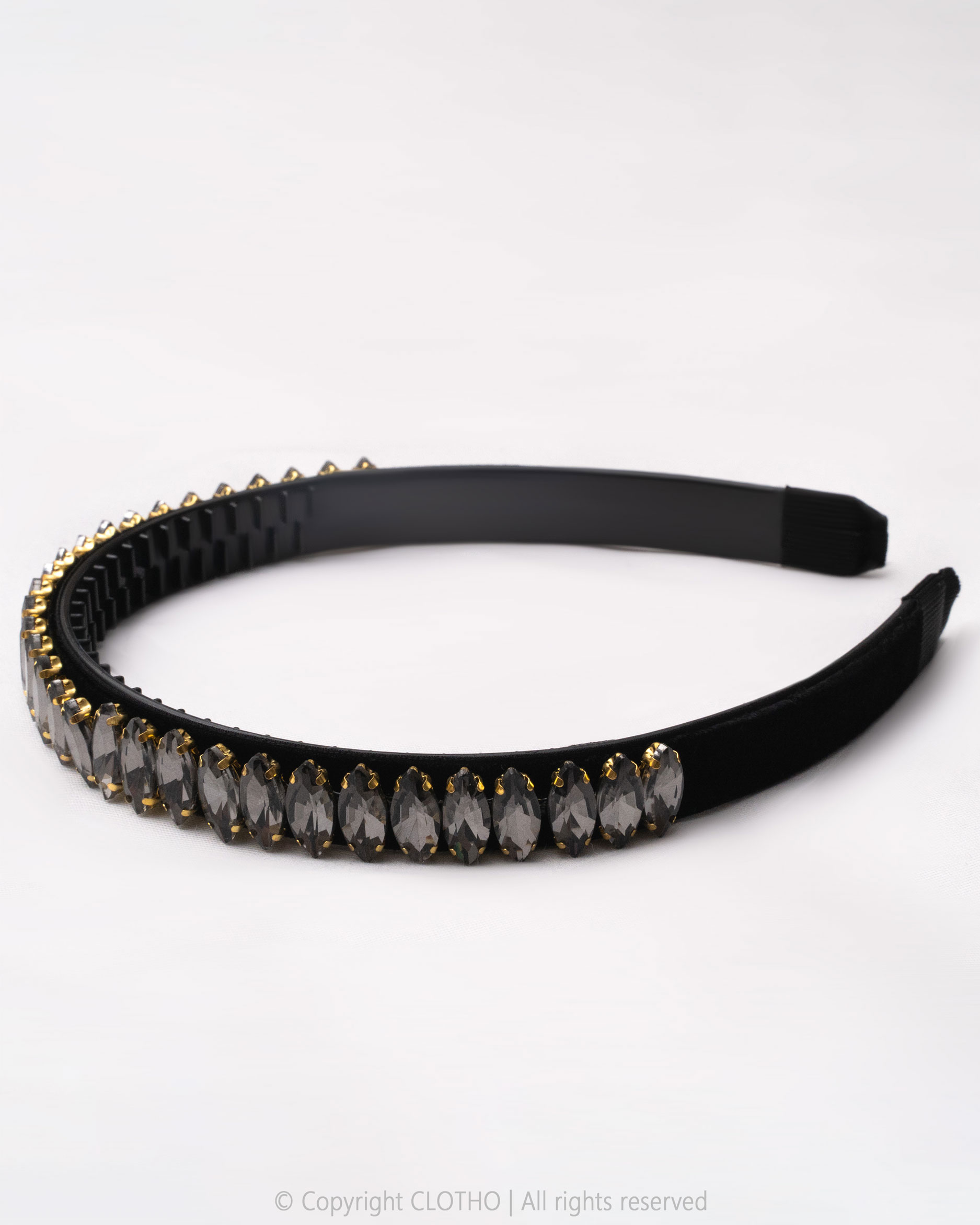 CLT FASHİON HAİR ACCESSORY. CRYSYAL - BLACK - C