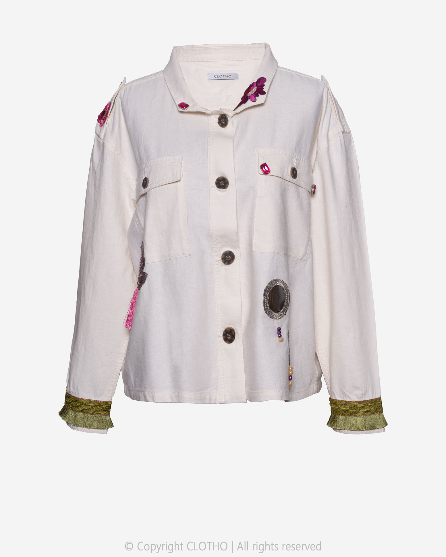 SANDRA - 36-40 - WHITE - COAT - C