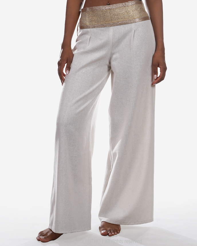 LIGHT AIR TROUSER GOLD - CREAM TR