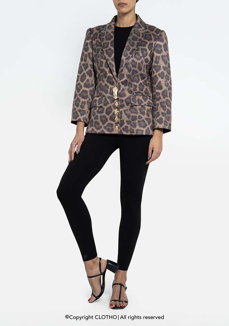 LEOPARD WINTER COAT