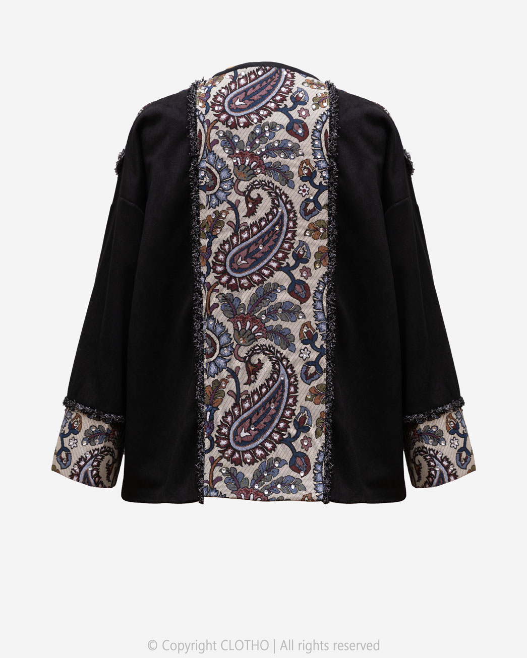 PAISLEY - BLACK COAT