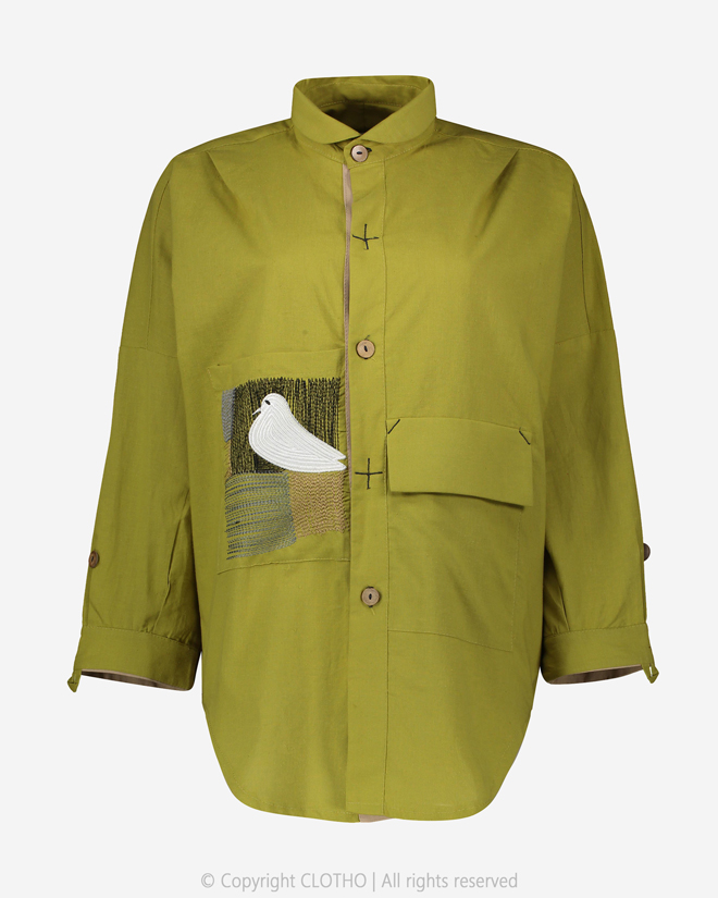 BIRD SHIRT - LIGHT GREEN