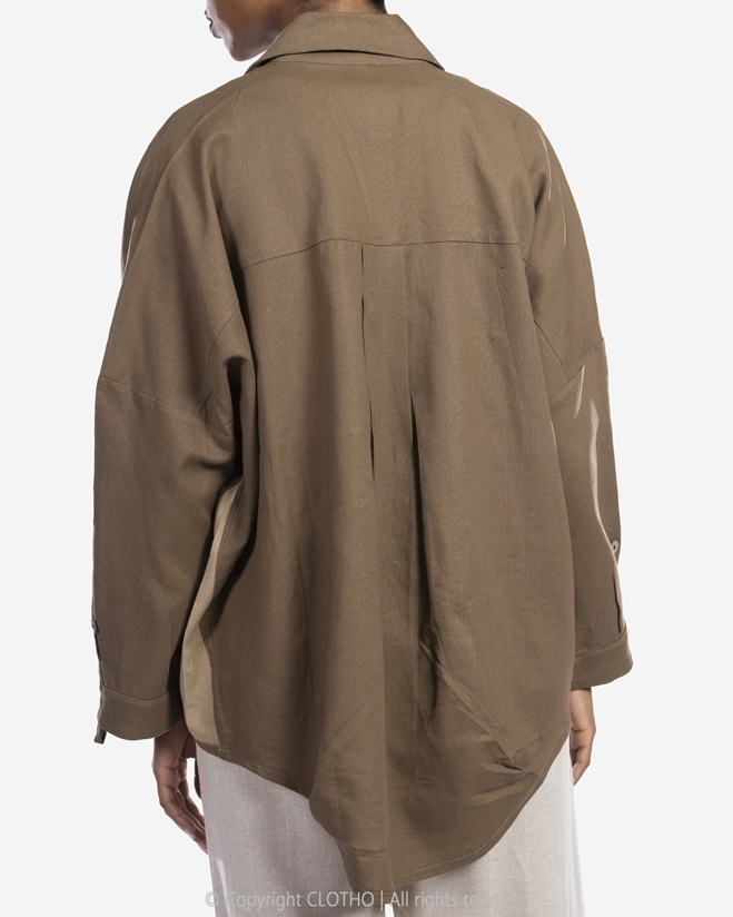 BIRD SHIRT - BROWN