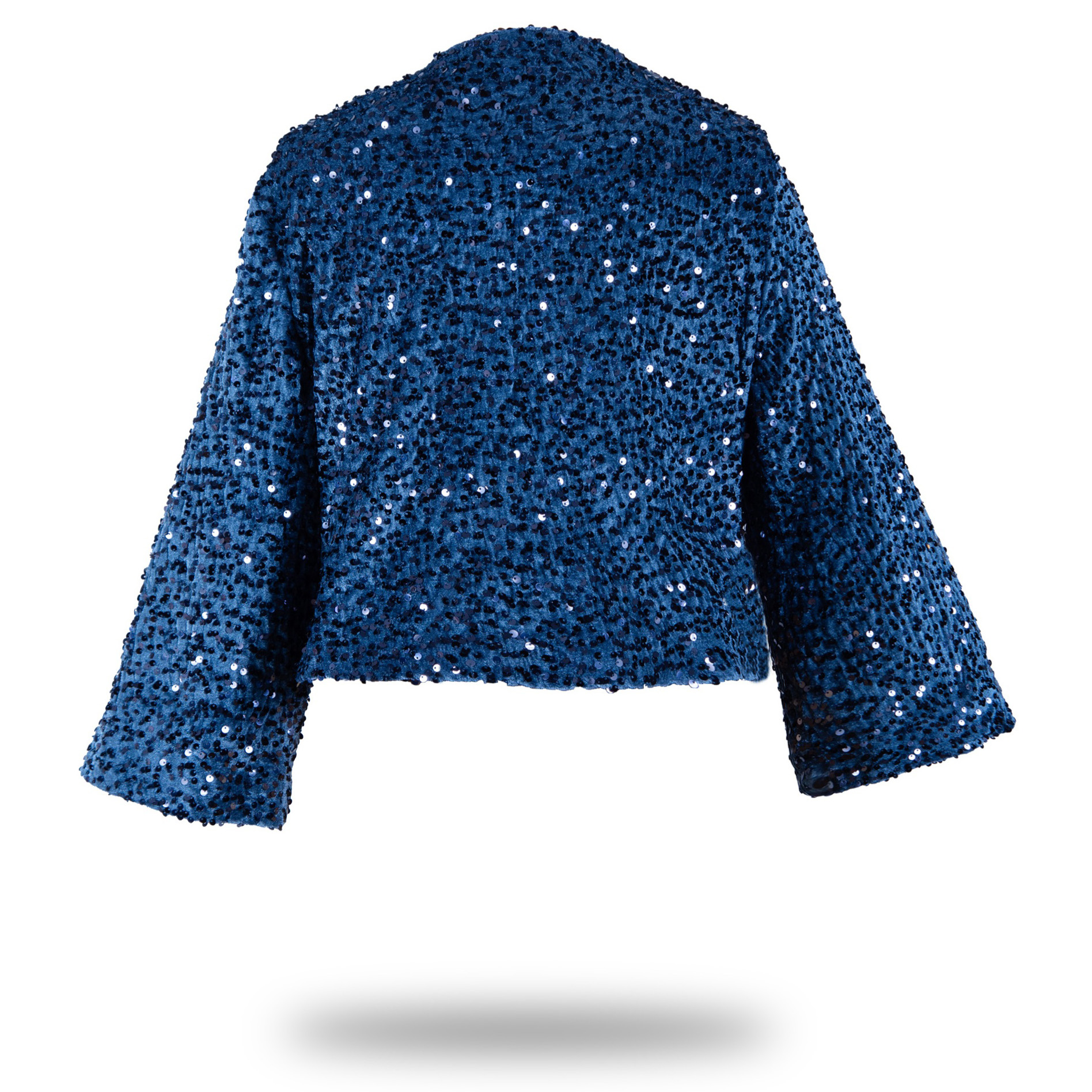 SEQUINS- (36-40) - BLUE- COAT