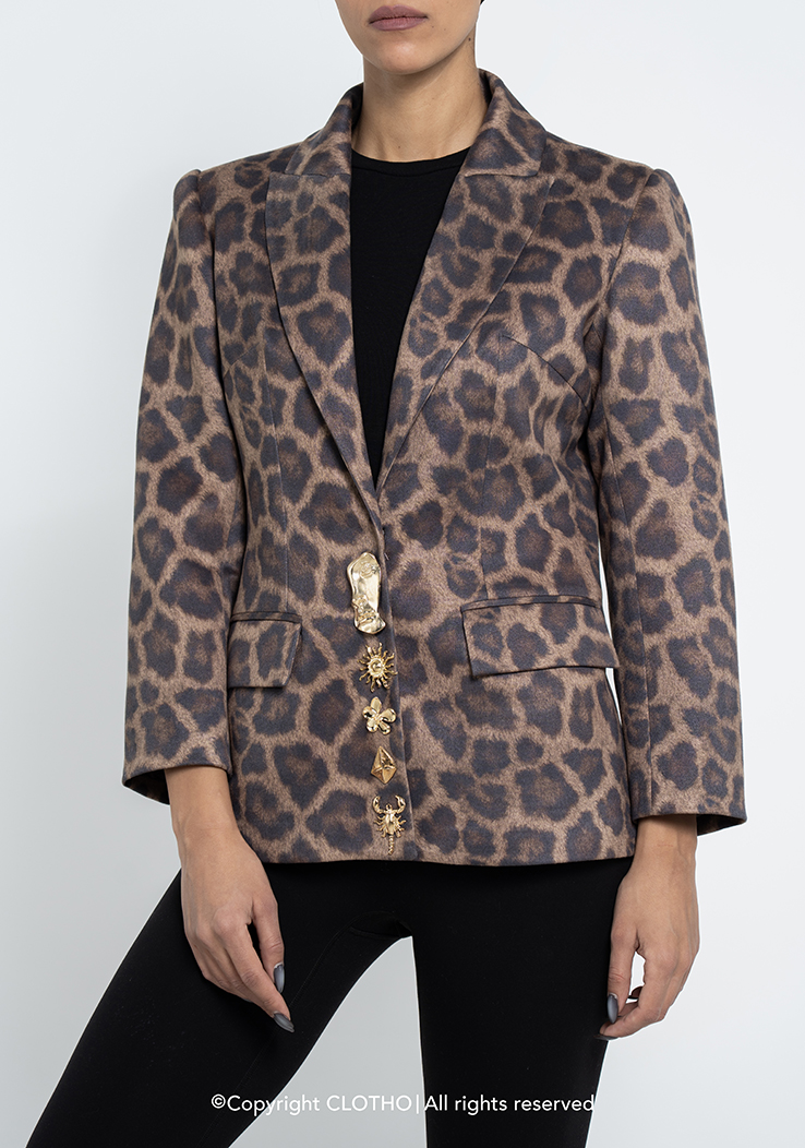 LEOPARD WINTER COAT