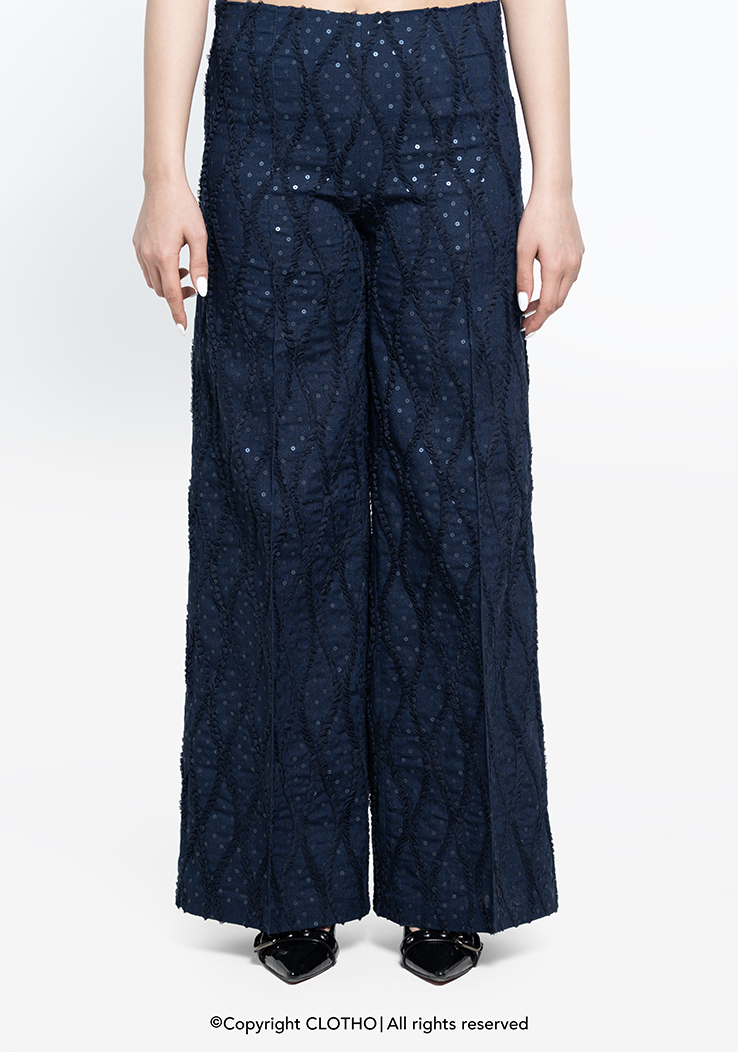 CONFETTI TROUSER DARK BLUE 