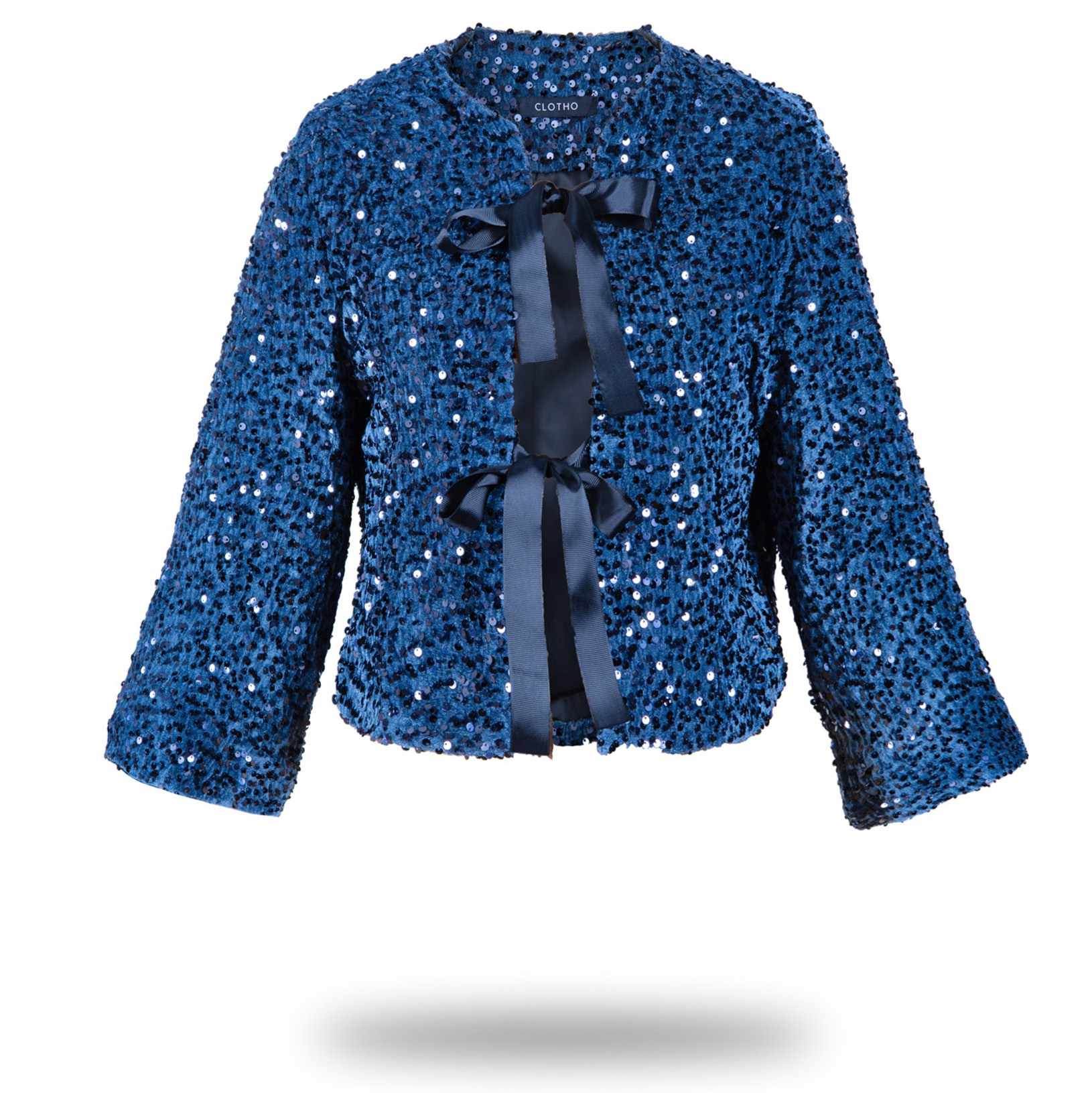 SEQUINS- (36-40) - BLUE- COAT