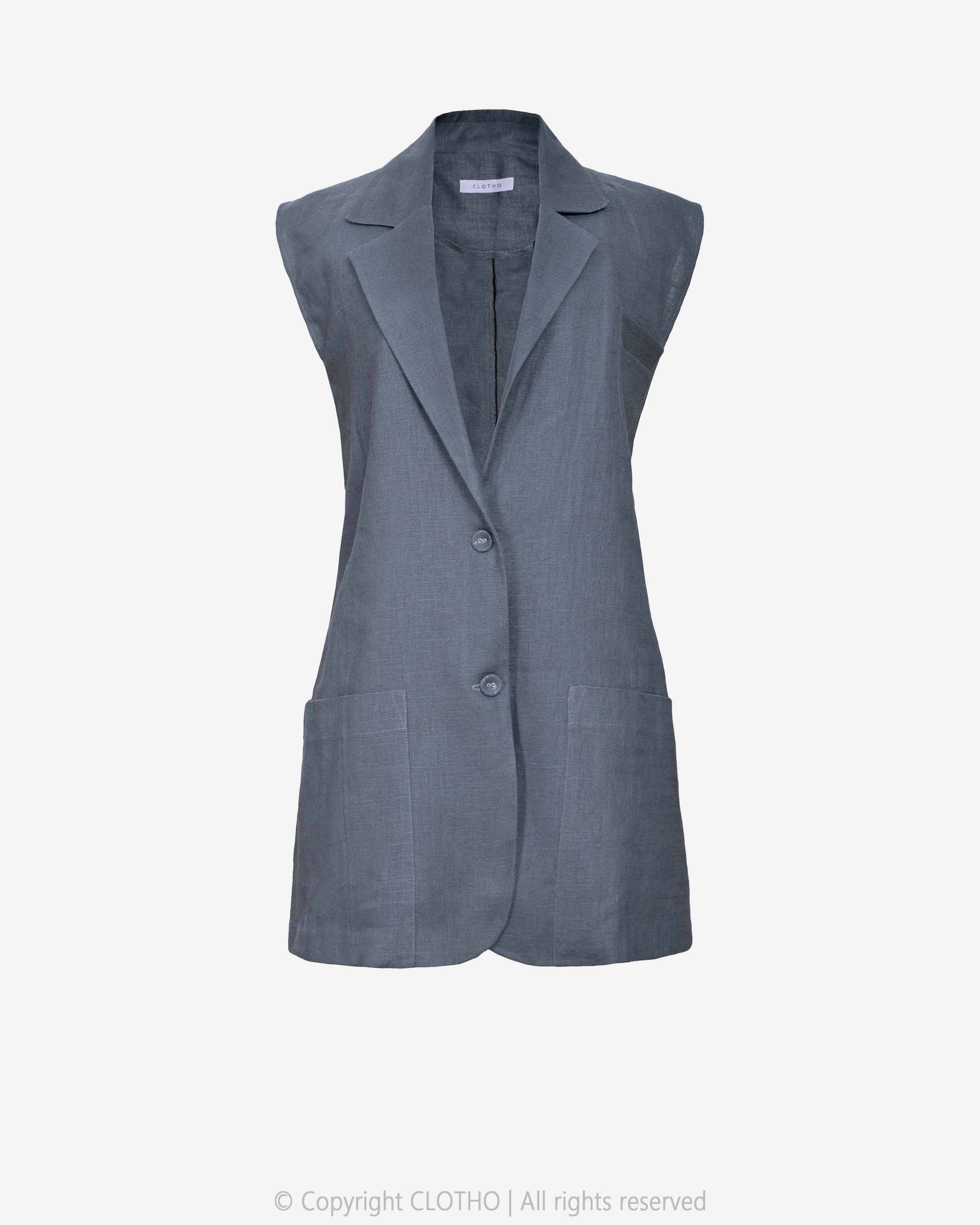 BETTI VEST - GREY