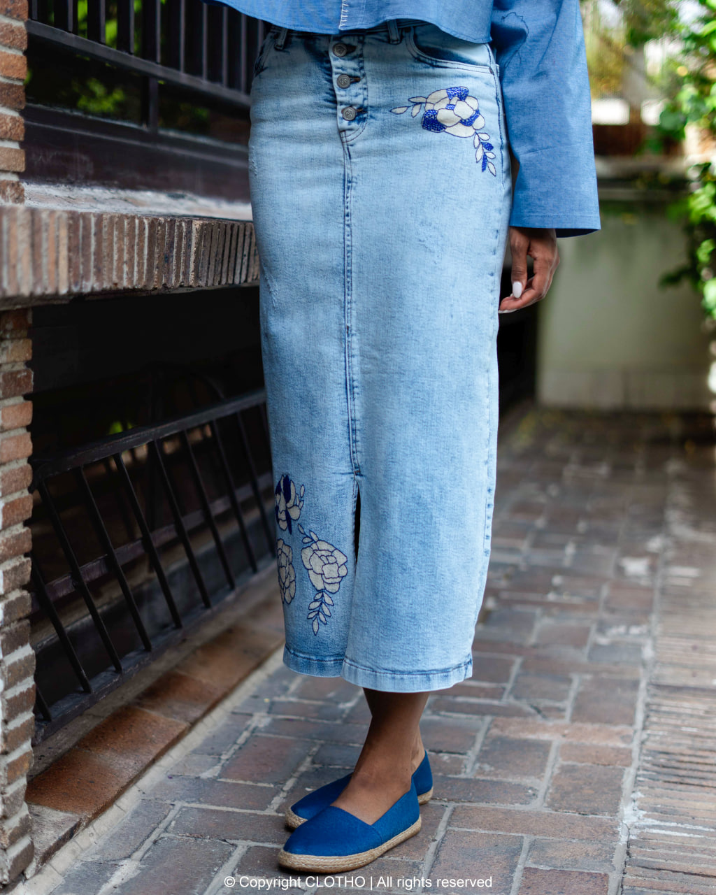 DENIM SKIRT