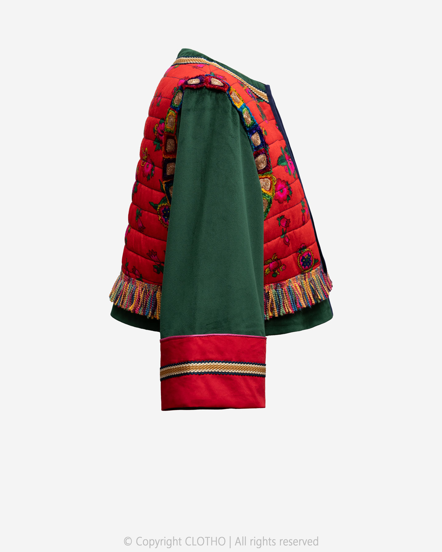 NAARENJESTAN - GREEN RED - COAT