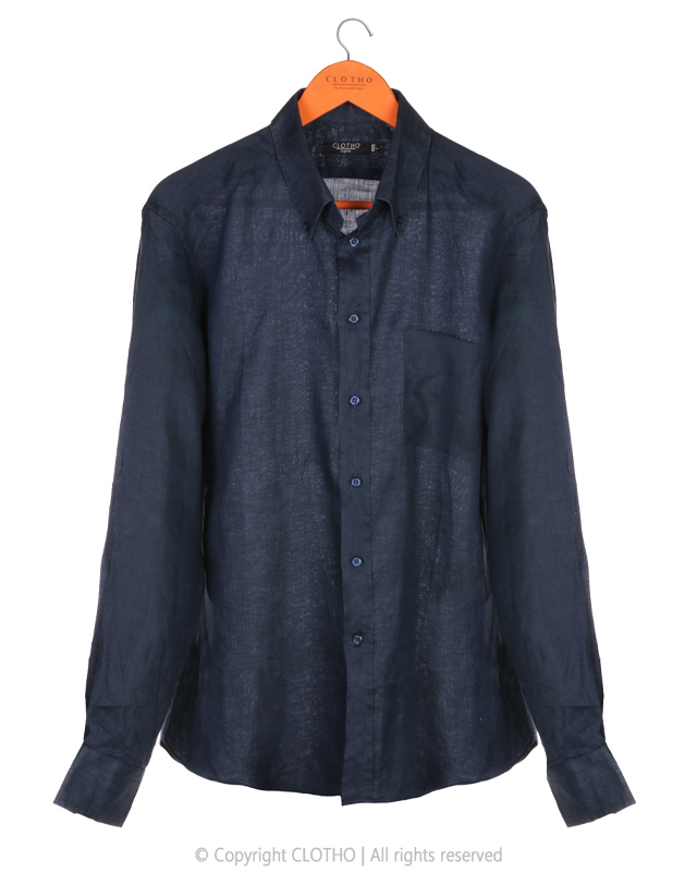 پیراهن مردانه مدل BUTTON DOWN LINSHIRT