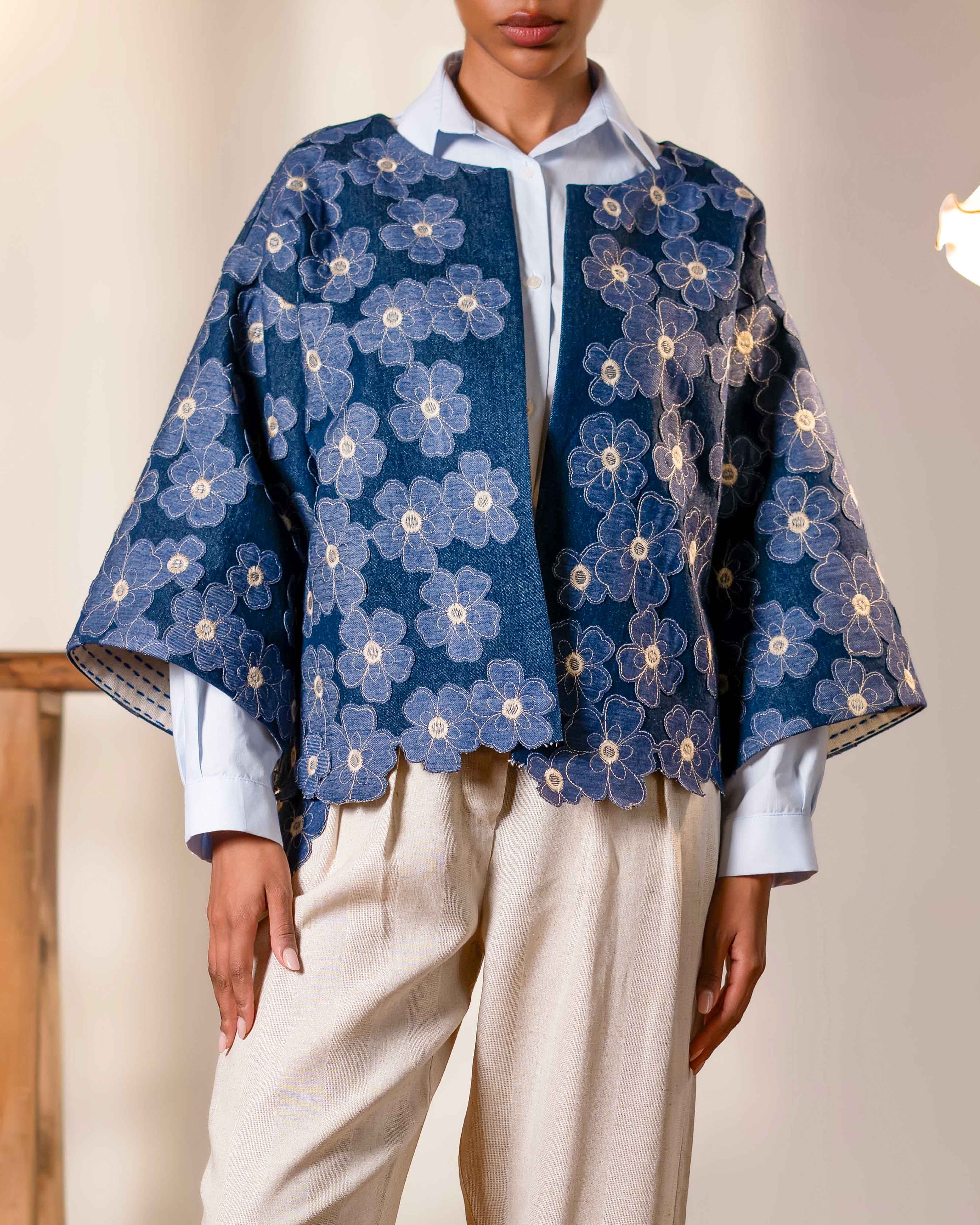 Floral Nili Coat - Handcrafted