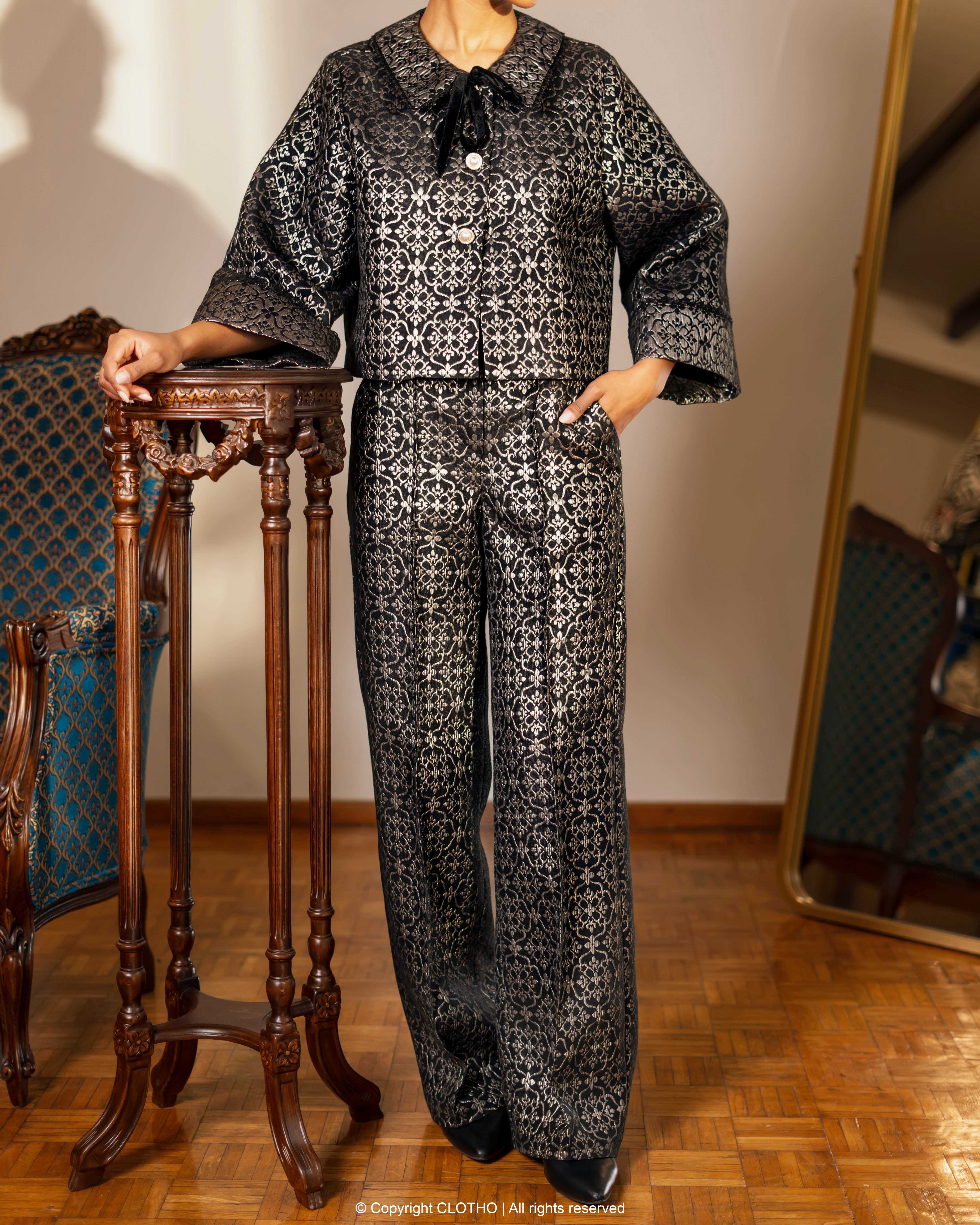 Jacquard Suit Set