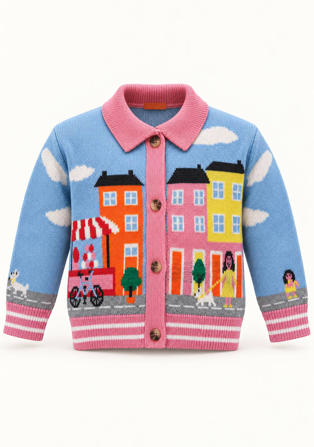 Storybook street cardigan