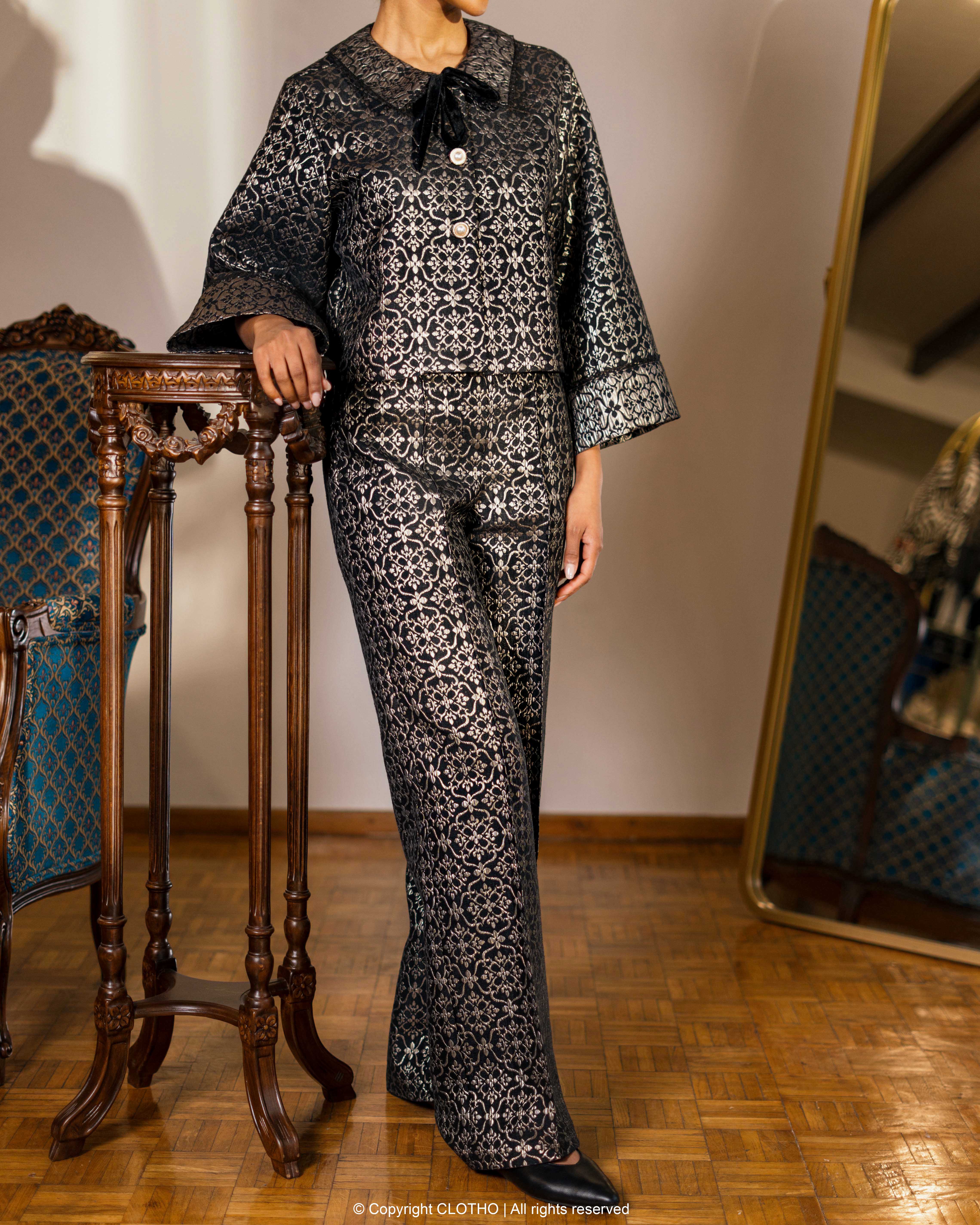 Jacquard Suit Set