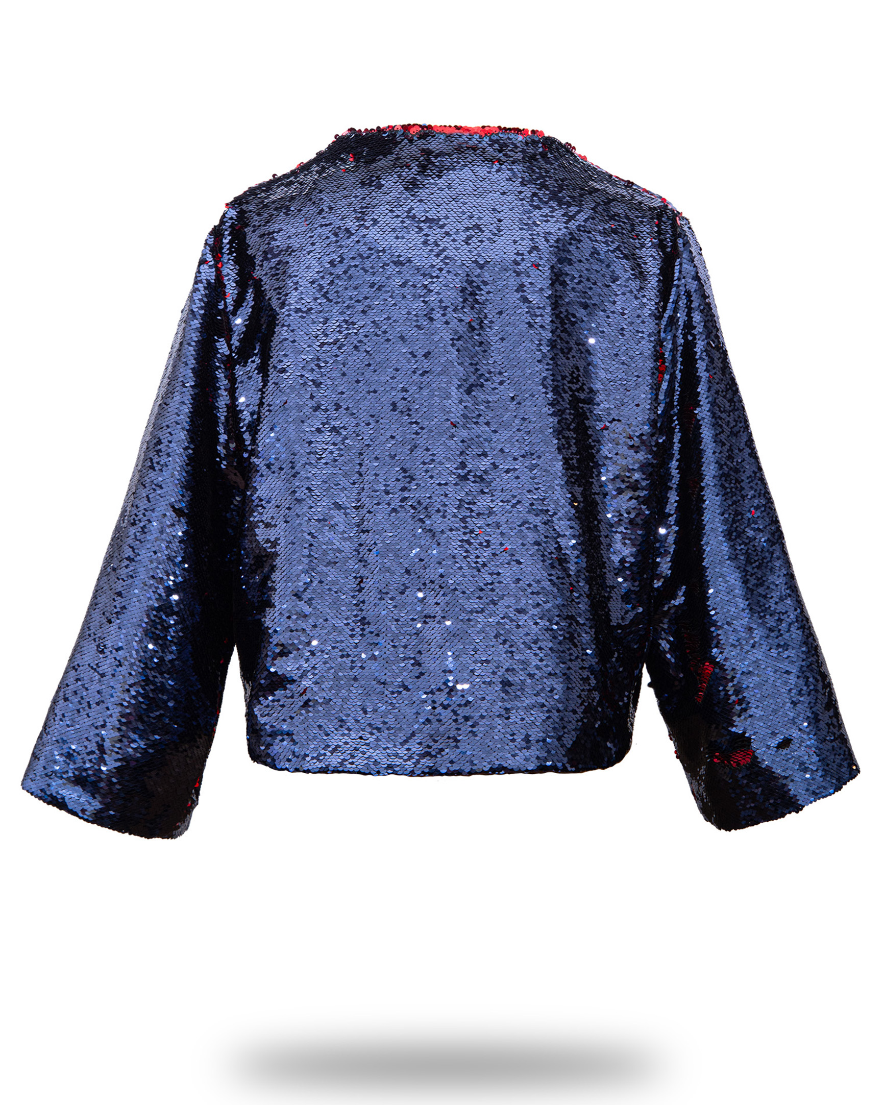 SEQUINS- (36-40) - DARK BLUE- COAT