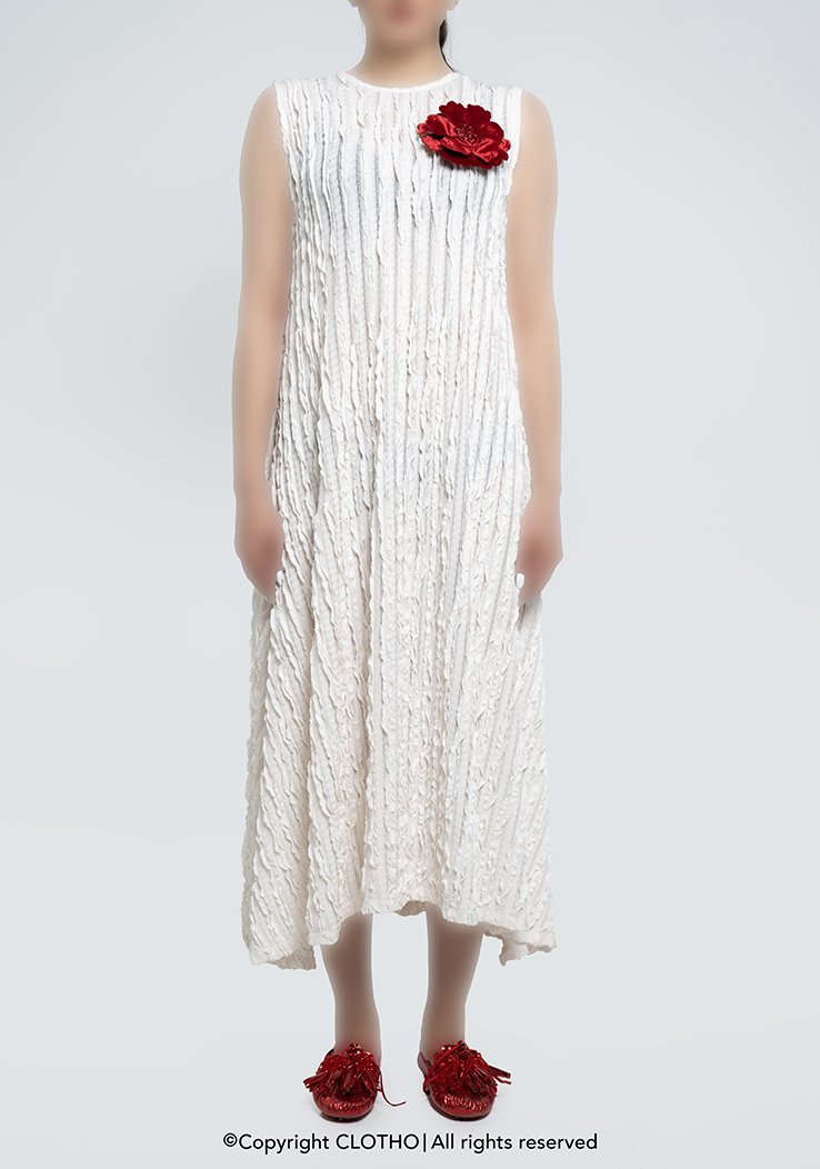 FLOR WIMP BLANCH DRESS
