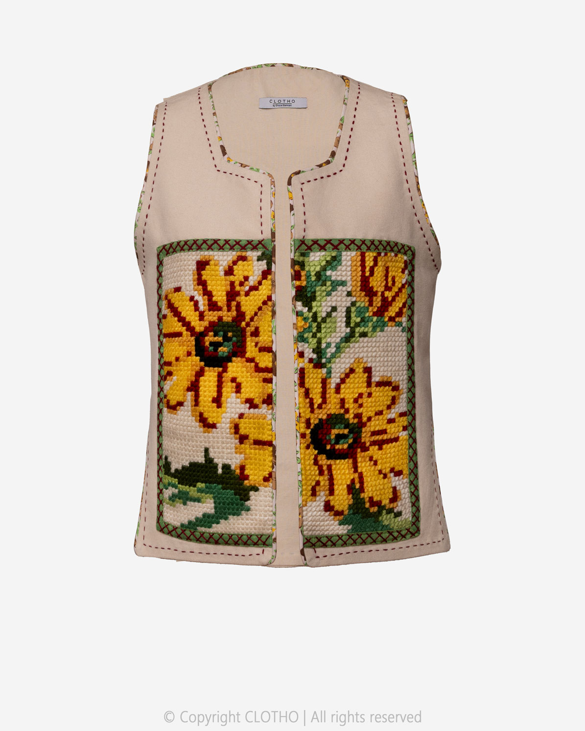 GOLE ROSE (VEST) - (36-40) - MULTI COLOR- VEST - A