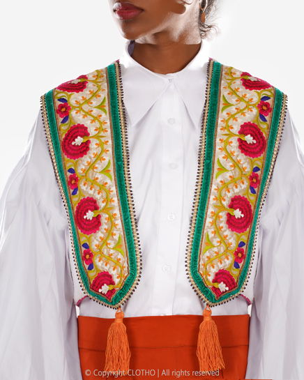 SHERAAZ VEST B - MULTICOLOR