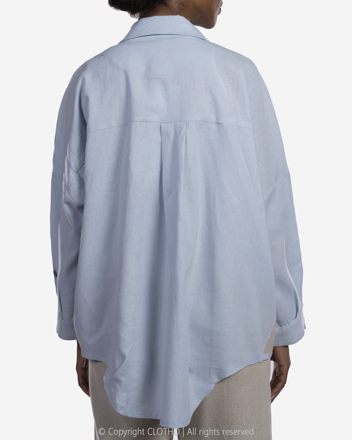 BIRD SHIRT - LIGHT BLUE