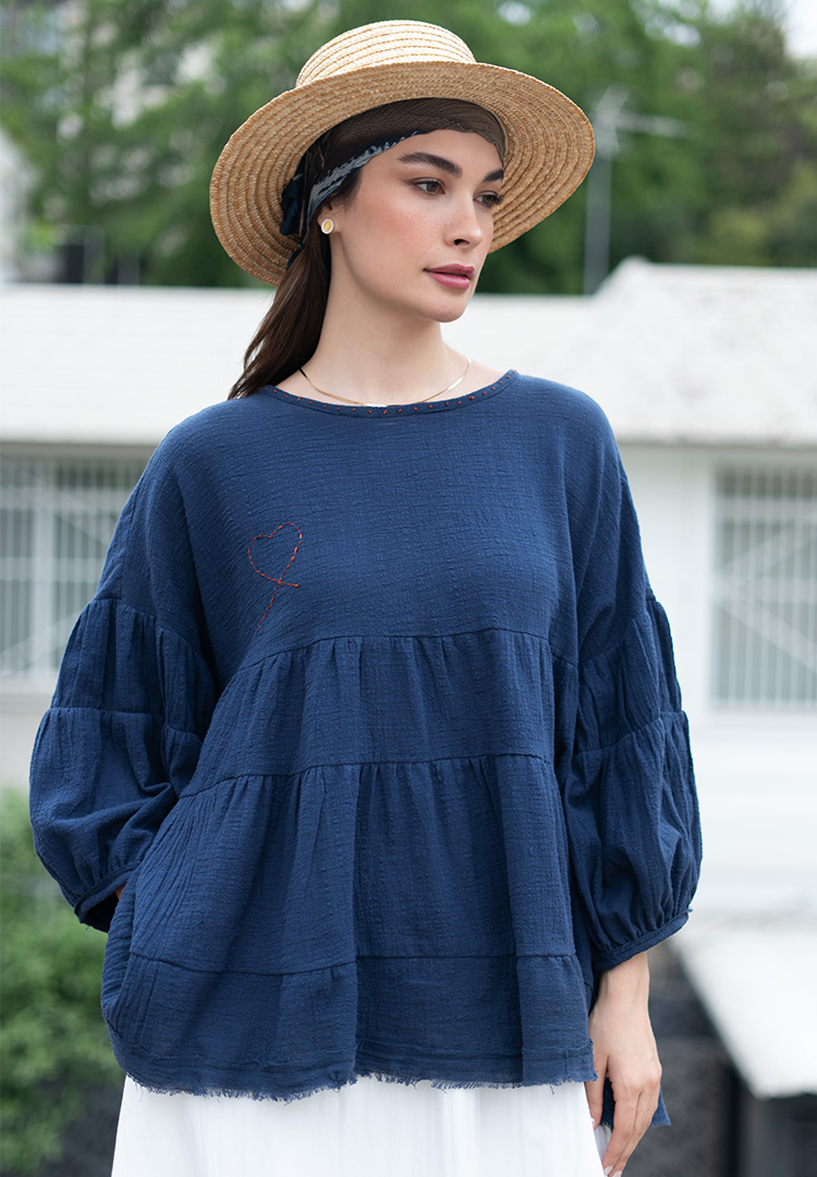 بلوز لينن فَدو ( dblue)
