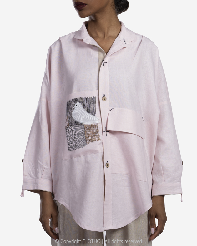 BIRD SHIRT - PINK