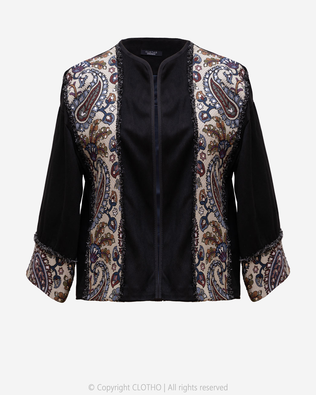 PAISLEY - BLACK COAT